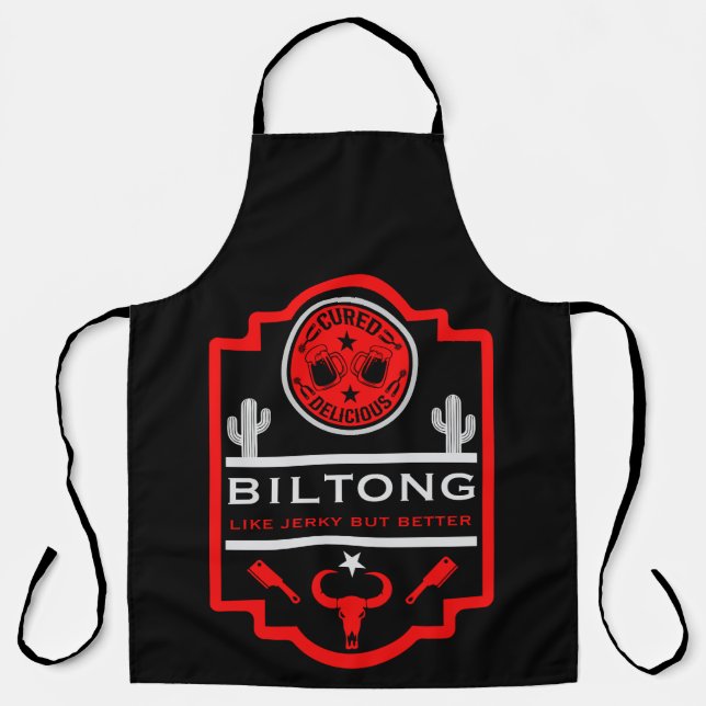 Biltong And Beer Apron (Front)