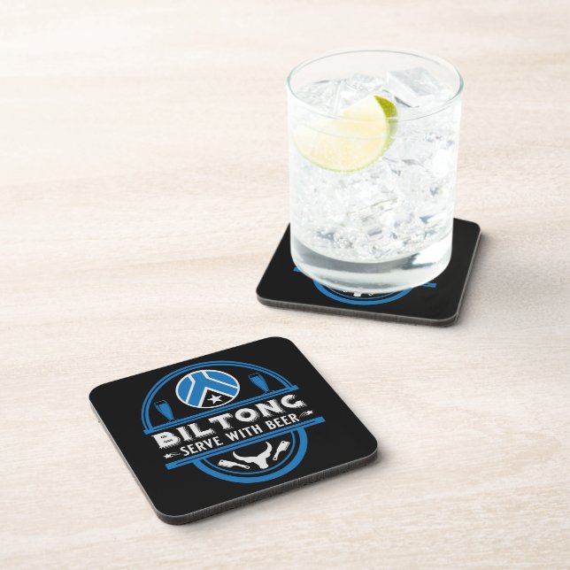Biltong And Beer Coaster (Right Side)