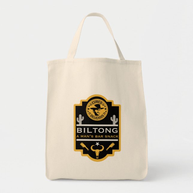 Biltong And Beer Tote Bag (Front)