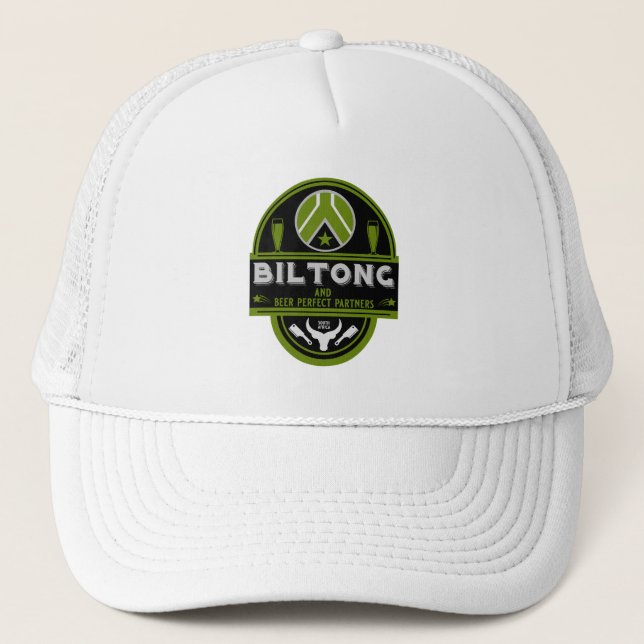 Biltong And Beer Trucker Hat (Front)