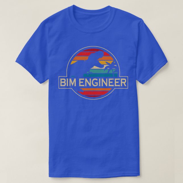 Bim Manager Dinosaur T-Shirt (Design Front)