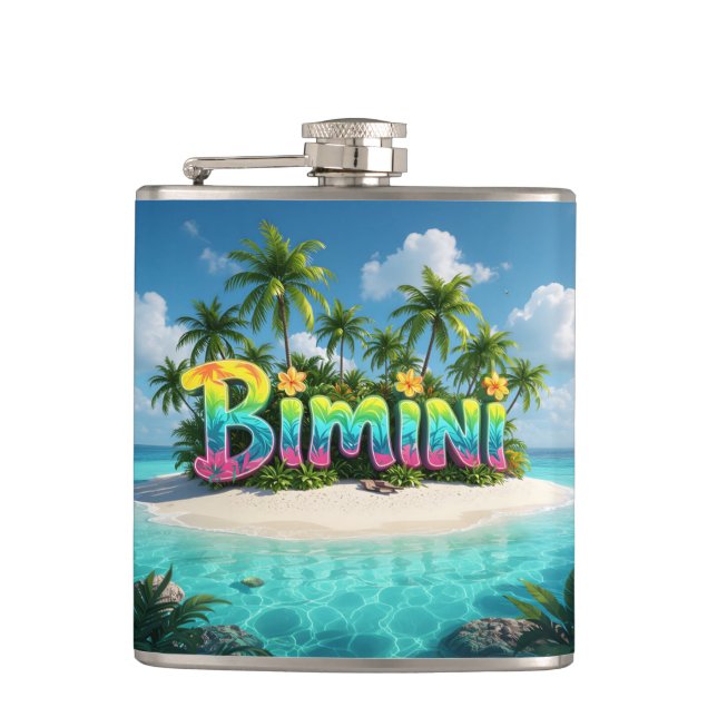 Bimini island flask (Front)