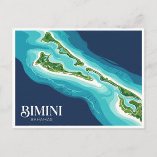 Bimini Islands Alice Town Bahamas Postcard