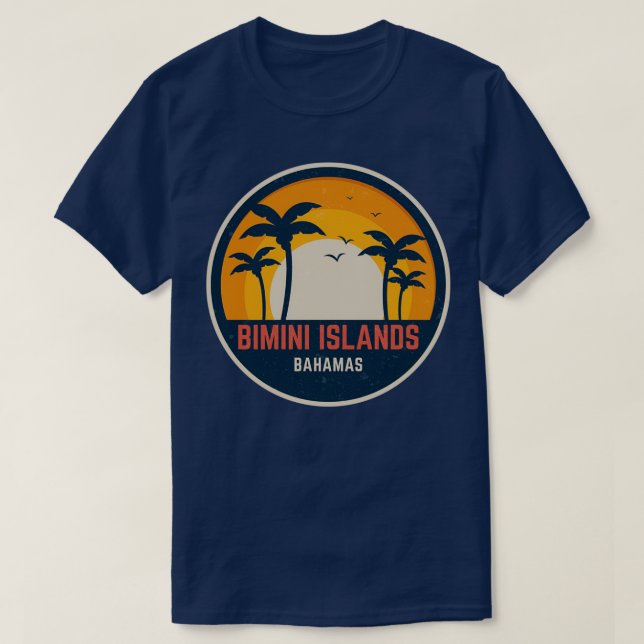 Bimini Islands Bahamas T-Shirt (Design Front)