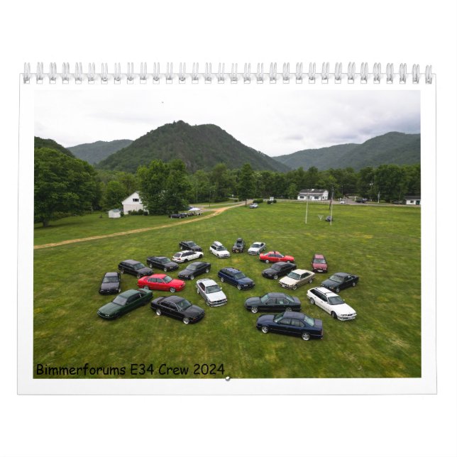Bimmerforums E34 Crew 2024 Calendar (Cover)