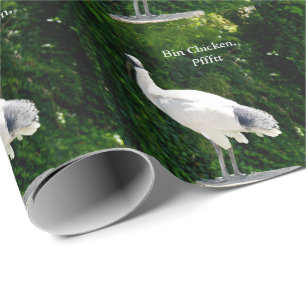 Bin Chicken Pfftt (Ibis) Gift Wrapping Paper