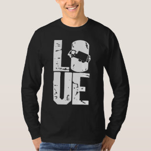 Bin Lorry Love Rcv Trucker Recycling Garbage Truck T-Shirt