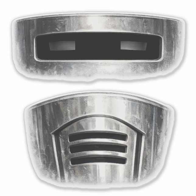 Bin Sentinel Face Parts: Bin Face Stickers (Front)