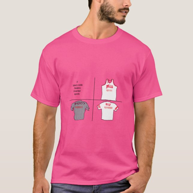 Binary Blitz Geeky Sports Jerseys For The Tech-Sav T-Shirt (Front)