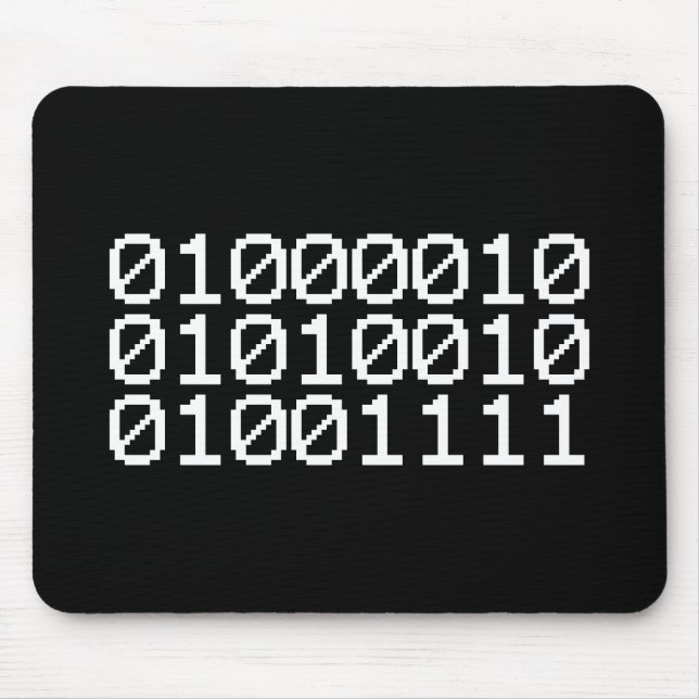 BINARY BRO MOUSE MAT (Front)