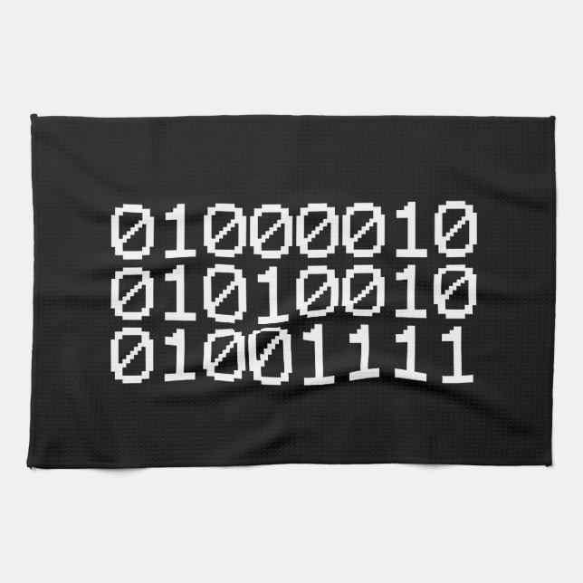 BINARY BRO TEA TOWEL (Horizontal)