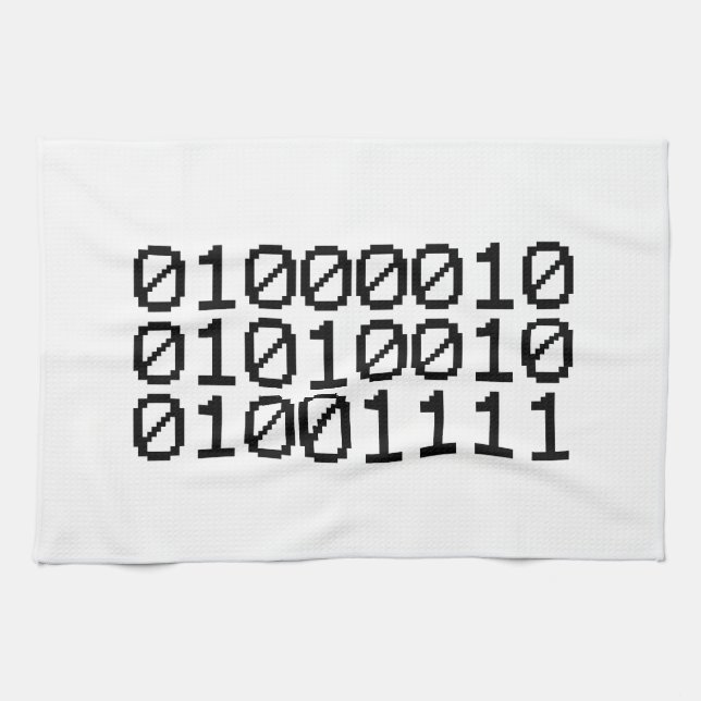 BINARY BRO TEA TOWEL (Horizontal)