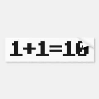 Binary Bumper Sticker