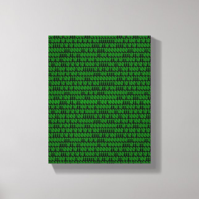 Binary Canvas Print (Front)