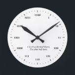Binary Clock<br><div class="desc">Binary Clock.
1 in 10 understand binary - the other half don't.</div>