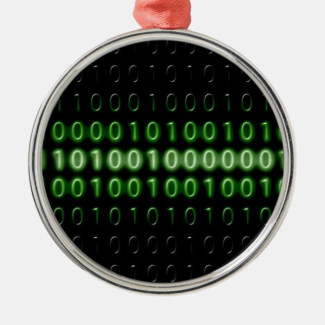 binary-code-475-bi metal tree decoration (Front)