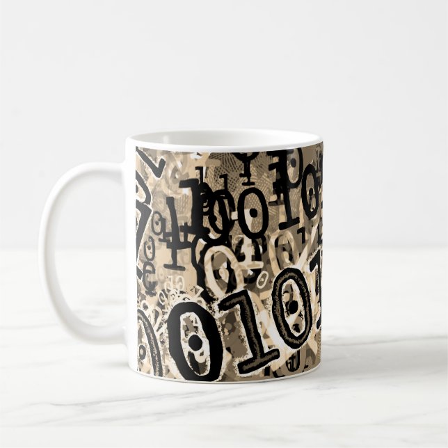 Binary Code Coffee Mug (Left)