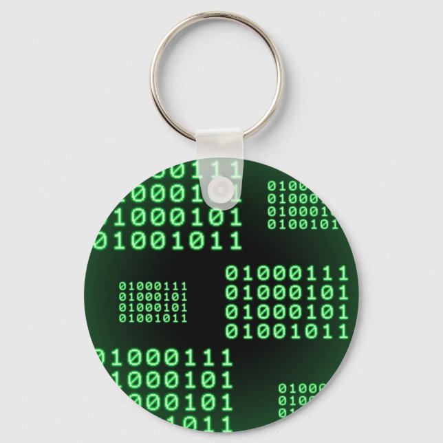 Binary code for GEEK Key Ring (Front)