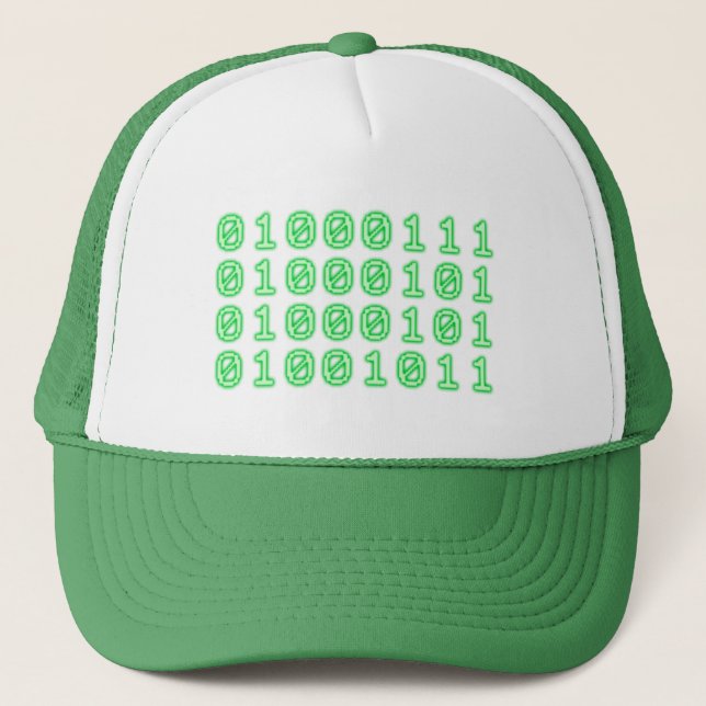 Binary code for GEEK Trucker Hat (Front)