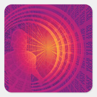 Binary Code Hi-Tech Abstract Design