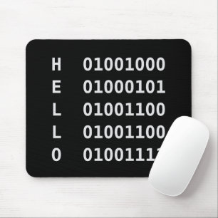 Binary Code Mouse Mat