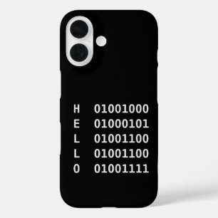 Binary Code Phone Case