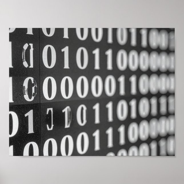 Binary code poster (Front)