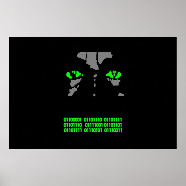 Binary Code Poster (Front)