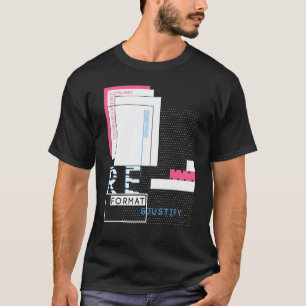 Binary Code Retro Computer Geek Programmer Nerd Te T-Shirt