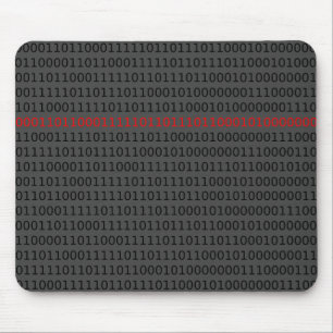 Binary Computer Code Programmer Teacher 0 and 1    Mouse Mat