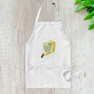 Binary Data Magnifying Glass Digital File Search  Standard Apron