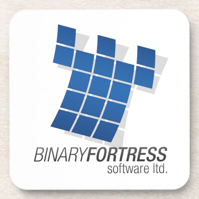 Binary Fortress Coaster (Front)