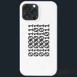 BINARY GEEK iPhone 13 PRO MAX CASE<br><div class="desc">GEEK IN BINARY

Globe Trotters specialises in idiosyncratic imagery from around the globe. Here you will find unique Greeting Cards,  Postcards,  Posters,  Mousepads and more.</div>