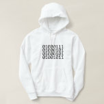 BINARY GEEK HOODIE<br><div class="desc">GEEK IN BINARY

Globe Trotters specialises in idiosyncratic imagery from around the globe. Here you will find unique Greeting Cards,  Postcards,  Posters,  Mousepads and more.</div>