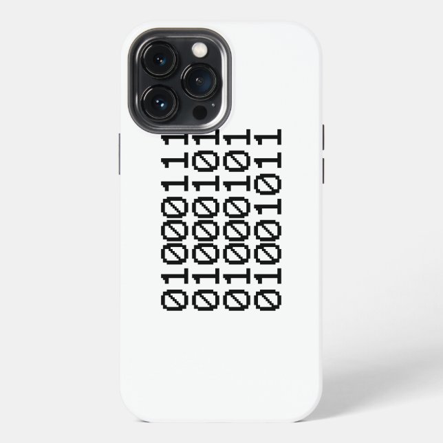 BINARY GEEK iPhone CASE (Back)