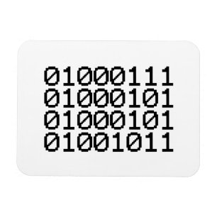 BINARY GEEK MAGNET