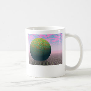 Binary Globe Coffee Mug