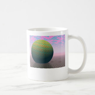 Binary Globe Coffee Mug