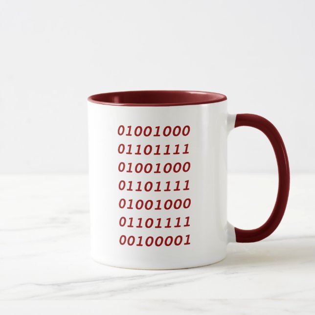 Binary Ho Ho Ho! Mug (Right)