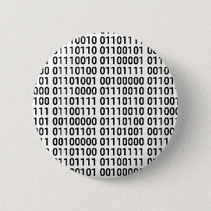Binary: I Love To Program 6 Cm Round Badge