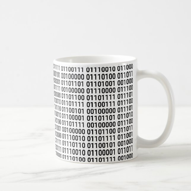 Binary: I Love To Program Coffee Mug (Right)