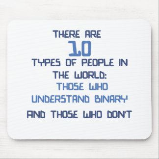 binary joke mouse mat