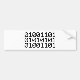 BINARY MUM BUMPER STICKER