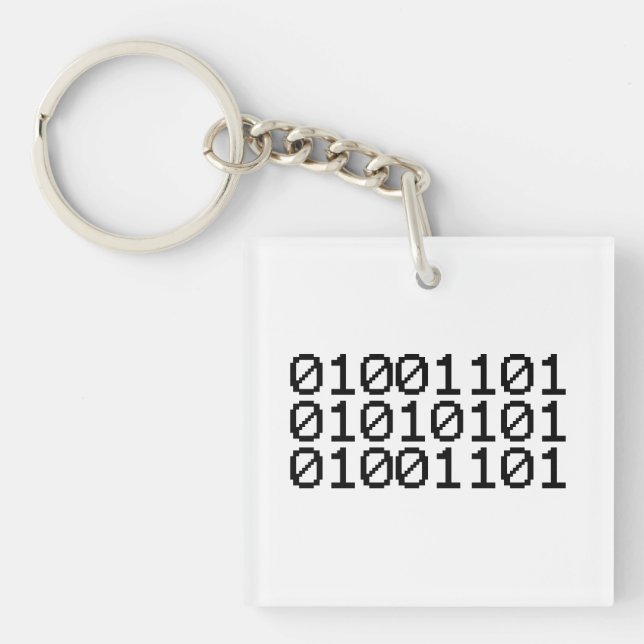 BINARY MUM KEY RING (Front)