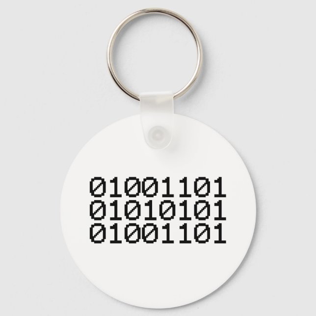 BINARY MUM KEY RING (Front)