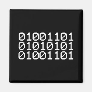 BINARY MUM MAGNET