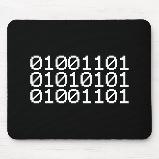 BINARY MUM MOUSE MAT (Front)
