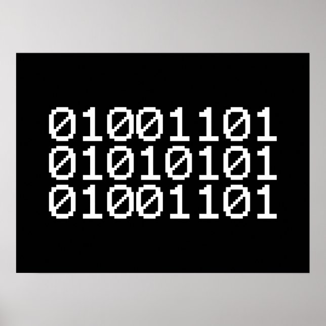 BINARY MUM POSTER (Front)