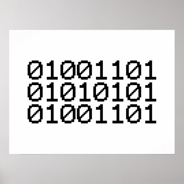 BINARY MUM POSTER (Front)