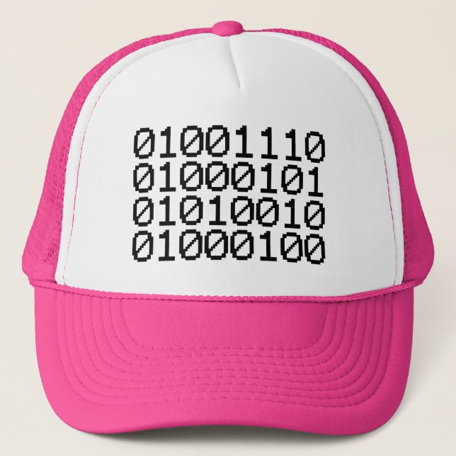 BINARY NERD TRUCKER HAT (Front)
